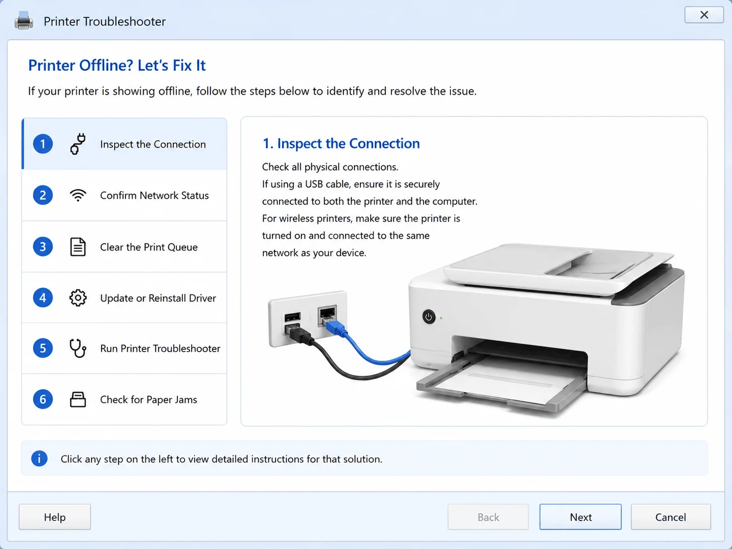Printer Troubleshooter